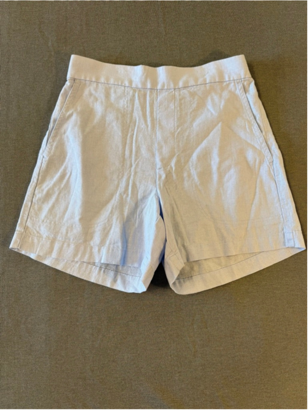 NWTS Banana Republic light blue linen blend casual shorts size XS
